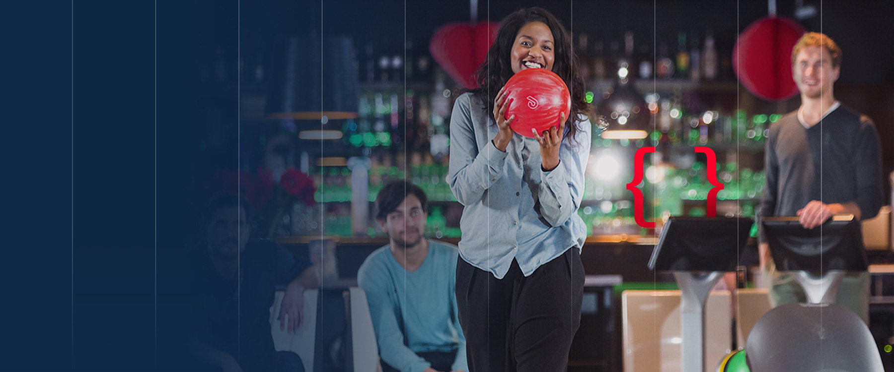 people bowling