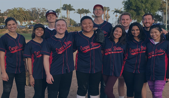 find your balance - carpe data softball team